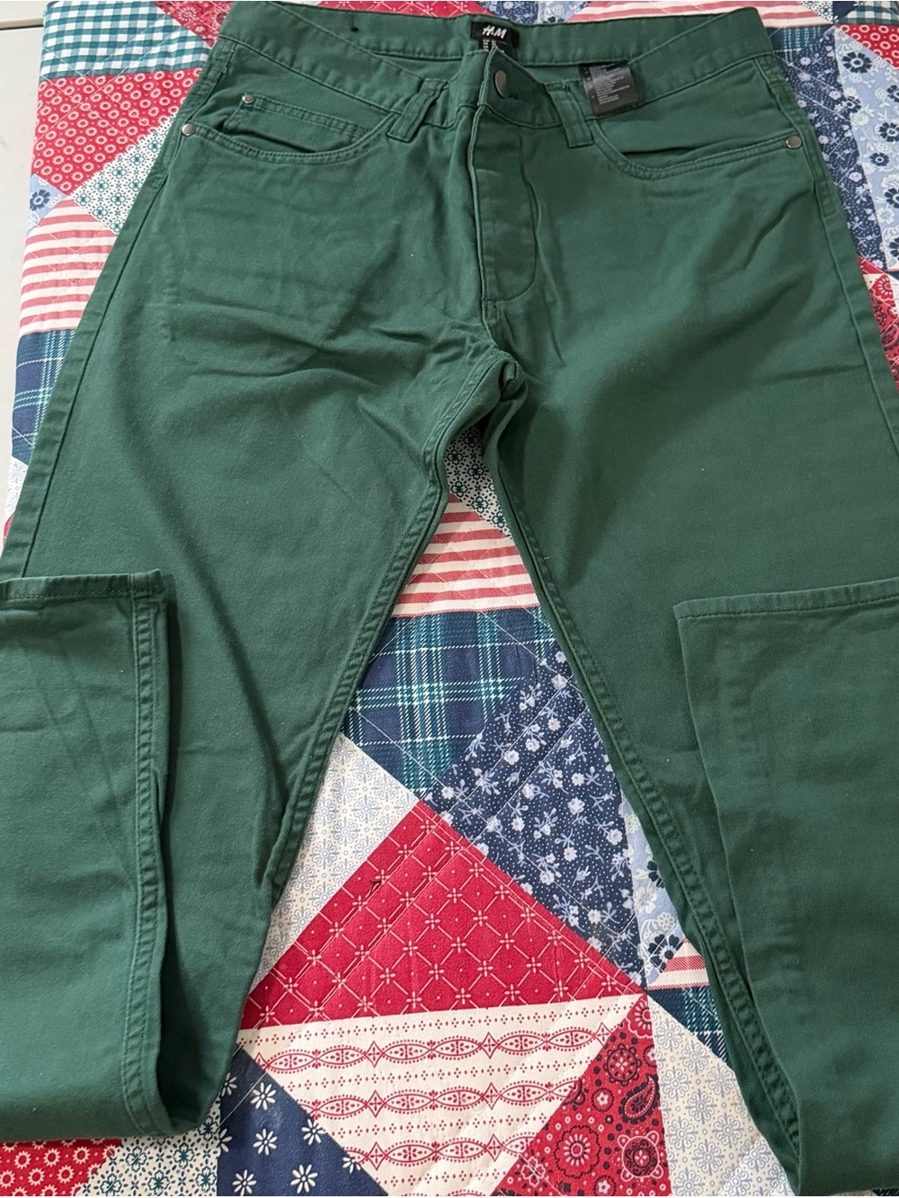 H&M Women’s Forest Green Cargo Pants